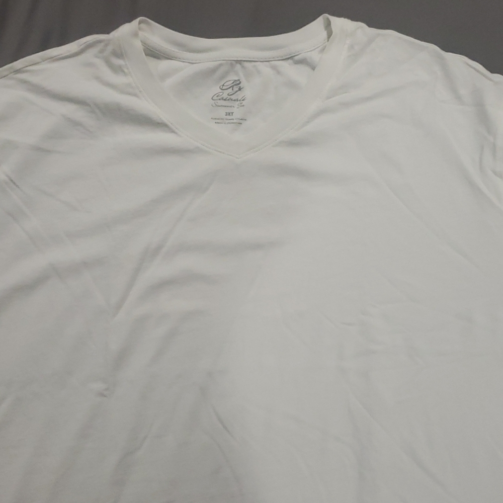 White Vneck Shirt